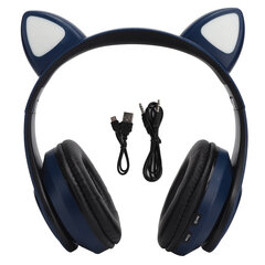 B39 Cat Ear Shape juhtmeta peakomplekt Bluetooth Armas mänguri kõrvaklapid muusika jaoks Home SportsBlue hind ja info | Kõrvaklapid | kaup24.ee