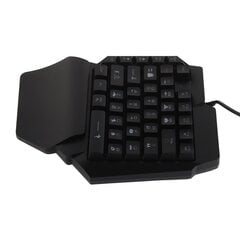 Игровая клавиатура Half Hand Mouse Combo USB Проводная светодиодная подсветка Мышь и клавиатура с конвертером для PS3 для XboxONE цена и информация | Аксессуары для компьютерных игр | kaup24.ee