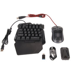 для Master Pro Keyboard Mouse Converter Combo Wired Keyboard Mouse Adapter Set Mobile Game Converter для PS5 4 для Switch цена и информация | Аксессуары для компьютерных игр | kaup24.ee