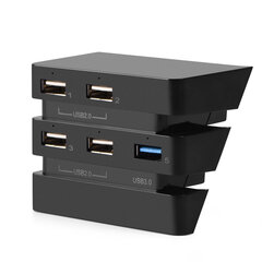 Kiire 5-pordiline USB-jaotur 2.0 ja 3.0 laiendusjaoturi kontrolleri adapter PS4 Pro mängukonsooli jaoks hind ja info | Mängukonsoolide lisatarvikud | kaup24.ee