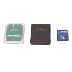 Konsoolikaardi adapter Plug and Play mälukaardilugeja 64G salvestuskaardiga 64MB FMCBV1.966 kaart PS2 õhukeste konsoolide jaoks hind ja info | Mängukonsoolide lisatarvikud | kaup24.ee