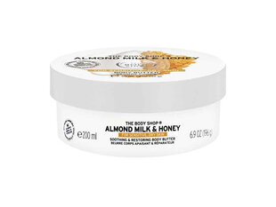 Rahustav ja taastav kehavõi The Body Shop Almond Milk & Honey 200 ml hind ja info | Kehakreemid, losjoonid | kaup24.ee