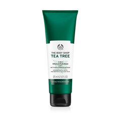 Näokoorija The Body Shop Tea Tree 3 in 1 125 ml цена и информация | Аппараты для ухода за лицом | kaup24.ee