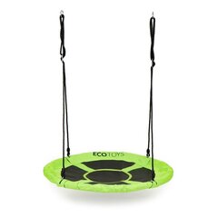 Rippuv aiakiik Ecotoys, 100 cm, roheline hind ja info | Kiiged | kaup24.ee