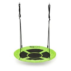 Rippuv aiakiik Ecotoys, 100 cm, roheline hind ja info | Kiiged | kaup24.ee