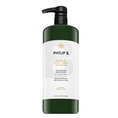 PHILIP B Santa Fe Hair + Body Shampoo Šampoon ja dušigeel 2in1 värskendava toimega 947 ml hind ja info | Maskid, õlid, seerumid | kaup24.ee