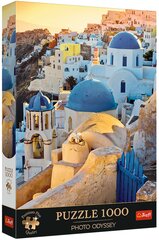 Puzzle 1000 Oia linn Santorini Trefl hind ja info | Pusled | kaup24.ee