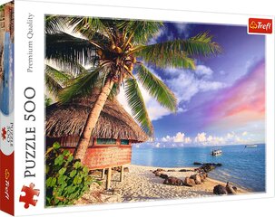 Puzzle 500 Bora Bora Island Sea Beach Palms Summer Trefl Premium Quality hind ja info | Pusled | kaup24.ee