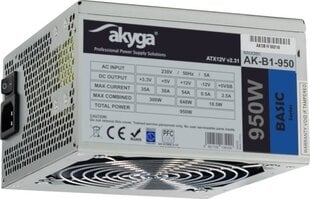 Akyga AK-B1-950 цена и информация | Материнские платы (PSU) | kaup24.ee