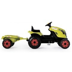 Pedaalidega pealeistutav lastetraktor haagisega Smoby Class Traktor XL, 10114 hind ja info | Imikute mänguasjad | kaup24.ee