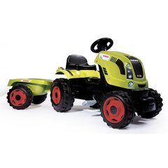 Pedaalidega pealeistutav lastetraktor haagisega Smoby Class Traktor XL, 10114 hind ja info | Imikute mänguasjad | kaup24.ee