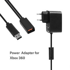 USB-toitekaabli adapter Microsoft Xbox 360 Kinecti anduri laadija jaoks koos EU-pistikuga hind ja info | Mängukonsoolide lisatarvikud | kaup24.ee