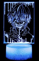 Lamp 3D Led Tokyo Ghoul hind ja info | Fännitooted mänguritele | kaup24.ee