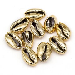 Cowrie Merekarp, Galvaniseeritud, Ilma Auguta, 15-18x10-12x6-7mm, 10tk hind ja info | Ehete valmistamine, helmestamine | kaup24.ee