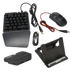 Комплект преобразователя клавиатуры и мыши для Mix Se Converter K9 Mechanical Keyboard GM86 Mouse and Stand Set для Android для IOS цена и информация | Аксессуары для компьютерных игр | kaup24.ee