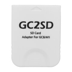 GC2SD Кардридер Plug and Play Портативная профессиональная игровая консоль Адаптер микрокарт памяти для Wii для GC Белый цена и информация | Аксессуары для компьютерных игр | kaup24.ee