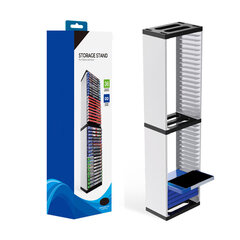 Double Video Game Storage Tower Durable Store 36 mänguketta salvestusruumi riiul PS5 jaoks hind ja info | Mängukonsoolide lisatarvikud | kaup24.ee