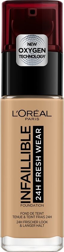 Jumestuskreem Loreal Paris Infallible 24h Fresh 30 ml, 260 Golden Sun цена и информация | Jumestuskreemid, puudrid | kaup24.ee