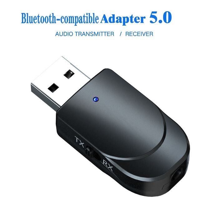 USB Bluetooth 5.0 saatja ja vastuvõtja цена и информация | USB jagajad, adapterid | kaup24.ee