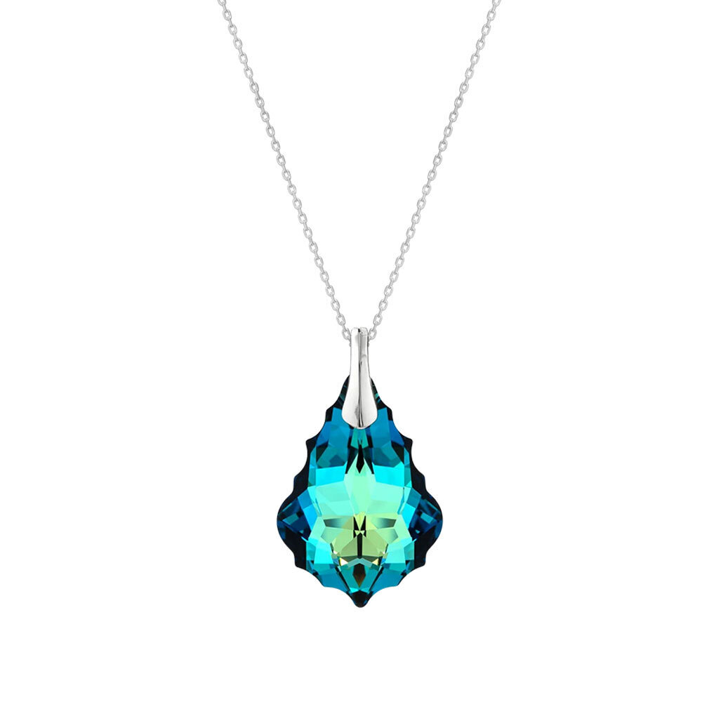 Naiste kaelakee DiamondSky "Baroque V (Bermuda Blue)" Swarovski kristallidega DS01K744 цена и информация | Kaelakeed | kaup24.ee