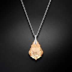 Серебряный кулон "Барокко V (Golden Shadow)" с кристаллами Swarovski™ DS01K749 цена и информация | Украшения на шею | kaup24.ee