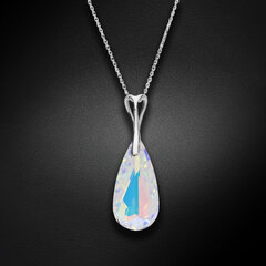 Серебряный кулон "Радужный Каскад (Aurora Borealis)" с кристаллами Swarovski™ DS01K751 цена и информация | Украшения на шею | kaup24.ee