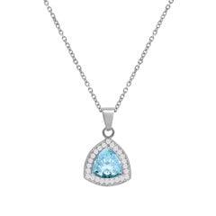 Naiste kaelakee DiamondSky "Elemental Magic (Aquamarine Diamond Touch Light)" Swarovski kristallidega DS01K755 hind ja info | Kaelakeed | kaup24.ee