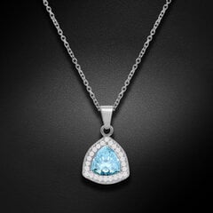 Naiste kaelakee DiamondSky "Elemental Magic (Aquamarine Diamond Touch Light)" Swarovski kristallidega DS01K755 hind ja info | Kaelakeed | kaup24.ee