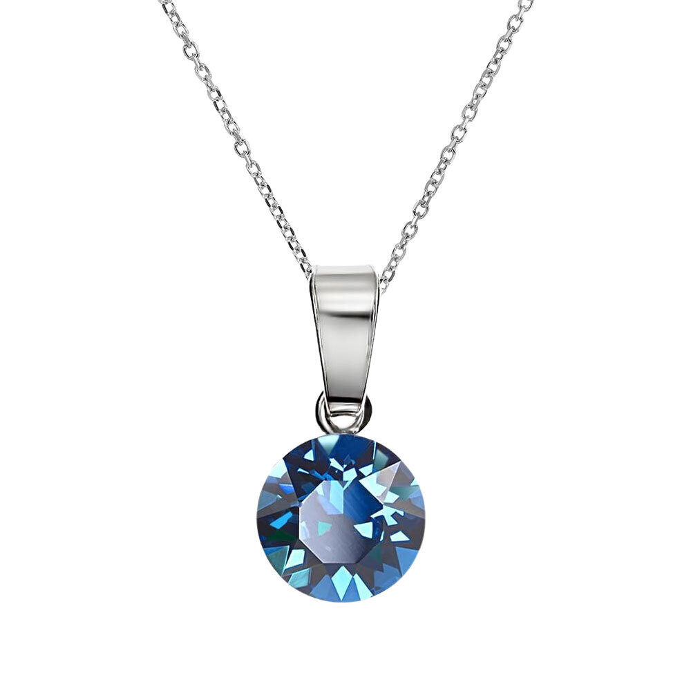 Hõbedane komplekt DiamondSky "Classic (Bermuda Blue)" Swarovski kristallidega DS00S428 hind ja info | Ehete komplektid | kaup24.ee