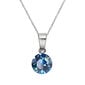 Hõbedane komplekt DiamondSky "Classic (Bermuda Blue)" Swarovski kristallidega DS00S428 hind ja info | Ehete komplektid | kaup24.ee