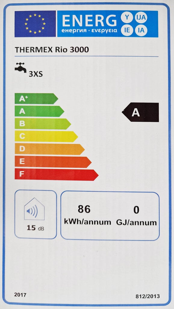 Elektriline kiirveeboiler koos segistiga Thermex Rio 3000 цена и информация | Boilerid | kaup24.ee