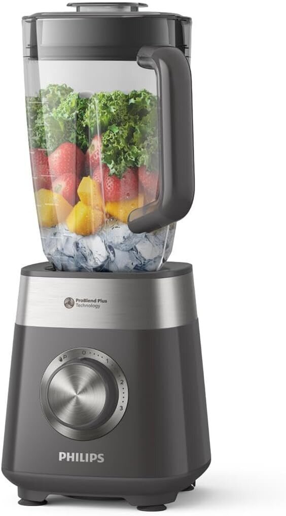 Philips- Blender 5000 Series – 1000W maksimaalne võimsus. ProBlend Plus tehnoloogia. Must (HR3020/20) цена и информация | Blenderid | kaup24.ee