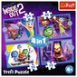 Puzzle 4in1 Inside Out 2 цена и информация | Liivakastid, liiv ja mänguasjad | kaup24.ee