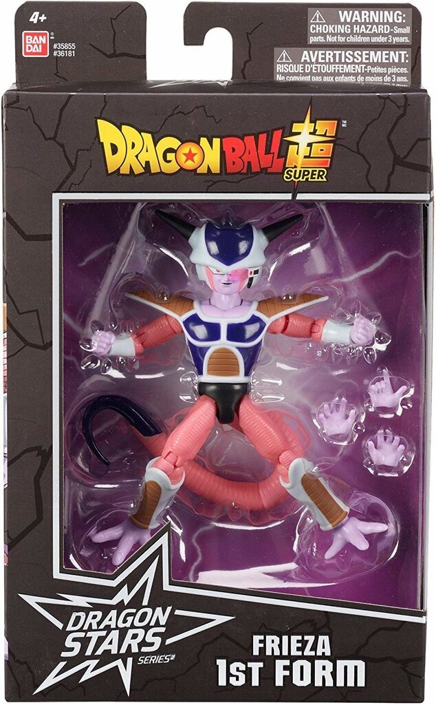 Kujuke tarvikutega Dragon Ball Dragon Stars Frieza 1st Form, 36181, 16 cm hind ja info | Poiste mänguasjad | kaup24.ee