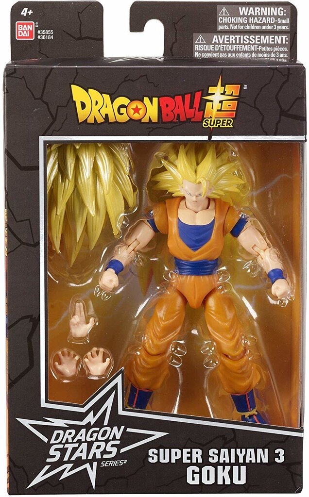 Figuur tarvikutega Dragon Ball Dragon Stars SS3 Goku, 36184, 16 cm hind ja info | Poiste mänguasjad | kaup24.ee