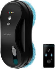 Cecoteci — умный робот для мытья окон с приложением Conga Windroid 880 SprayWater Connected T. Функция «три в одном»: распыление, очистка и сушка, встроенный распылитель жидкости, 4 программы. цена и информация | Роботы для мытья окон, стеклоочистители | kaup24.ee