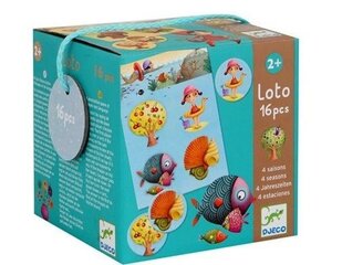 Игра DJECO Loto, Времена года, 08123 цена и информация | Настольные игры | kaup24.ee