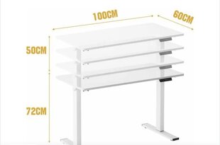 Soges электрический стол цена и информация | Компьютерные, письменные столы | kaup24.ee