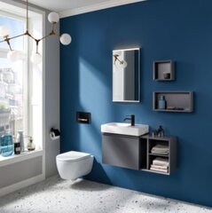 Geberit iCon 500.835.01.1 WC kate, valge, aeglaselt laskuv õhuke disain hind ja info | WC-poti tarvikud | kaup24.ee