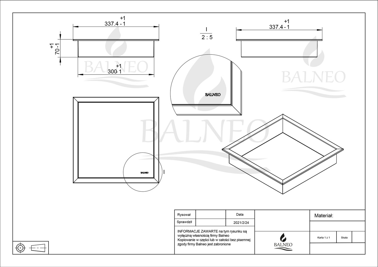 Üksikriiul WALL-BOX must 30x30x7 cm цена и информация | Vannitoa sisustuselemendid ja aksessuaarid | kaup24.ee