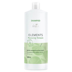 Wella ELEMENTS Renewing Shampoo 1000ml цена и информация | Шампуни | kaup24.ee