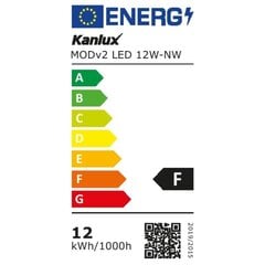 Светодиодная лампа MODv2 12W NW нейтральная Kanlux цена и информация | Люстры | kaup24.ee