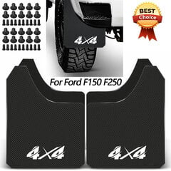 Süsinikkiust porilapid Porilapid Pritsmekaitsed Ford F-seeria F-150 F-250 F-350 F-450 F-550 F150 F250 F350 Raptor Pickup 4x4 jaoks hind ja info | Lisaseadmed | kaup24.ee