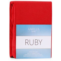 AmeliaHome махровая простыня на резинке Ruby, 200x200 см цена и информация | Простыни | kaup24.ee