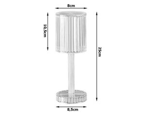 LED laualamp Perfee, RGB, USB hind ja info | Laualambid | kaup24.ee