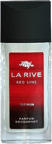 Lõhnastatud pihustatav deodorant meestele La Rive for Men Red Line, 80 ml цена и информация | Lõhnastatud kosmeetika meestele | kaup24.ee