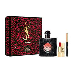 Yves Saint Laurent Black Opium - EDP 50 ml + eyeliner + lipstick цена и информация | Женские духи | kaup24.ee