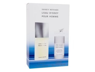 Issey Miyake L'Eau D'Issey pour Homme Gift Set EDT 75 ml and deostick L'Eau D'Issey pour Homme 75 75ml цена и информация | Мужские духи | kaup24.ee