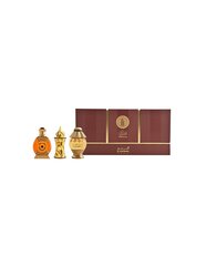 Komplekt Al Haramain Majmouaati naistele: Lõhnavesi EDP, 75 ml + Õline Parfüüm Maaroof, 25 ml + Õline Parfüüm Lamsa Gold, 15 ml hind ja info | Naiste parfüümid | kaup24.ee