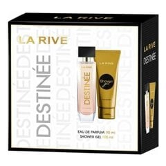 Komplekt La Rive Destinée naistele: Lõhnavesi EDP, 90 ml + Dušigeel, 100 ml hind ja info | Naiste parfüümid | kaup24.ee